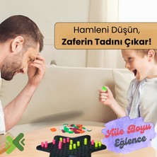 Adea Yıldız Dama Aile Strateji Oyunu, Akıl Zeka Geliştiren Eğitici Kutu Oyun, Çin Daması, 2-6 Kişi