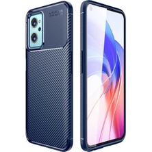 Oppo A96 4g Cep Telefonu Için Uyumlu Kılıf Karbon Tasarımı Ultra Slim Yapı Negro Kapak