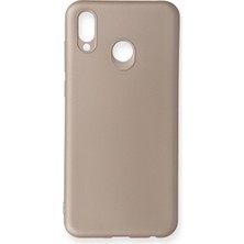 Huawei Honor Play Için Uyumlu Kılıf Yumuaşk Renkli Esnek Premium Rubber Silikon - Rose Gold