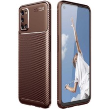 Oppo A52 Cep Telefonu Için Kılıf Karbon Tasarım Negro Kapak