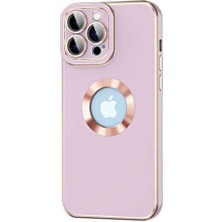 Apple Iphone 13 Pro Max Için Uyumlu Kılıf Kamera Lens Cam Korumalı Logo Gösteren Halkalı Kongo Kapak