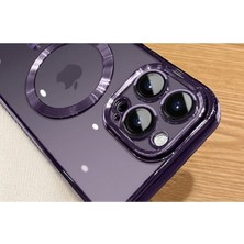 Apple Iphone 14 Plus Için Uyumlu Kılıf Kamera Lens Korumalı Magsafe Şarj Renkli Yumuşak Demre Kapak