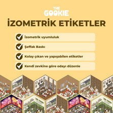 Festival Izometrik Sticker Etiket Çıkartma