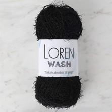Loren Wash Siyah El Örgü Ipi - R004 - 34041