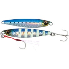 Major Craft Jigpara Short JPS-30GR 70MM #63 2 Tone Zebra Iwashi