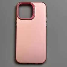 Epa Center Tarzınıza Uyum Sağlayan Zarif Pembe Silikon Iphone 15 Pro Max Kılıf Parlak Pembe