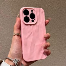 Epa Center Tarzınıza Uyum Sağlayan Zarif Pembe Silikon Iphone 15 Pro Max Kılıf Dokulu