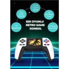 P5 Tasinabilir 520 Uyumlu Kablosuz Oyun Konsol Atari Oyun Konsolu Game Stick Konsol Taşınabiliratari