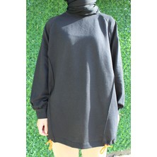 Bağcık Detaylı Sweatshirt