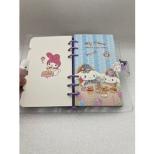 Sanrio Kawaii Kuromi My Melody Cinnamoroll Lüx Notebook Ajanda Defter Hediyelik 1ADET