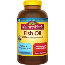 Nature Made Fish Oil 1200MG Omega-3 300 Softgels