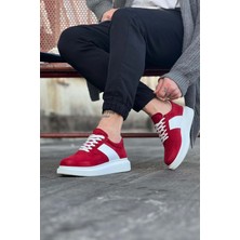 Maysolasta WG011 Kırmızı Süet Erkek Casual Ayakkabı