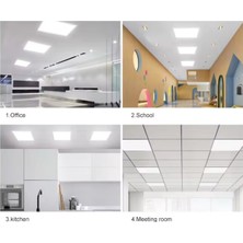 Maxled Yüksek Verimli MX-1084 Ultra İnce Sıva Üstü LED Panel Armatür  ,36W 60X60CM, Backlight LED Panel | Enerji Tasarruflu, Uzun Ömür