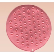 Byrkrg Pratik Yuvarlak Vantuzlu Banyo Sırt Kese Matı 26 cm Byrnew