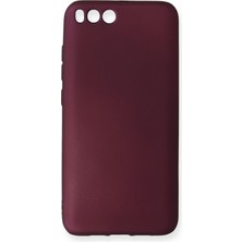 Xiaomi Mi 6 Için Uyumlu Kılıf Yumuaşk Renkli Esnek Premium Rubber Silikon - Mürdüm