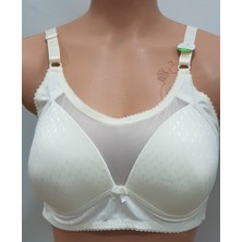 Aysemin Açık Ekru Toparlayıcı Sütyen C Kalıp Balensiz Günlük Kullanıma Uygun Rahat Tasarım