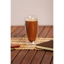 Blanca - 4 Adet Çift Cidarlı Latte Macchiato Bardağı