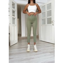 Paw Garage Çimalı Dar Paça Palazzo Pantolon, 4 Mevsim, En Boy Likralı, Favori Pantolon, Iş Pantolonu