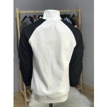 Keyt Sport Boğazlı Fermuarlı Kazak %95 Cotton %5 Likra