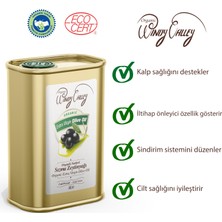 Organic Windy Valley Sızma Zeytinyağı Soğuk sıkım (3 Litre)   Yüksek Polifenol