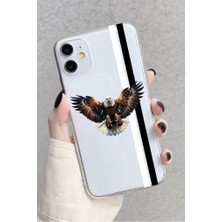 Iphone 11 Uyumlu Taraftar Desenli Şeffaf Silikon Kılıf