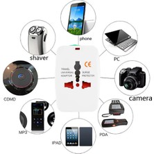 Derwell Universal Seyahat Adaptörü Abd İngiltere AU/NZ Ülkeler Arası Seyahat Adapter Çevirici