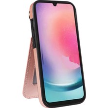 Cool-M Samsung Galaxy A25 5g Kart Sahibi Litchi Doku Telefon Kapağı (Yurt Dışından)