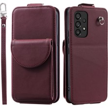 Cool-M Case Samsung Galaxy A53 5g Deri Kart Çantası Çöpler ile Telefon Kapağı Kayışlar (Yurt Dışından)