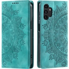 Cool-M Case Samsung Galaxy A13 Pu Deri Cüzdan Stand Cep Telefonu Kapağı Baskılı Telefon Kabuğu (Yurt Dışından)