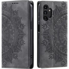 Cool-M Case Samsung Galaxy A13 Pu Deri Cüzdan Stand Cep Telefonu Kapağı Baskılı Telefon Kabuğu (Yurt Dışından)