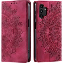 Cool-M Case Samsung Galaxy A13 Pu Deri Cüzdan Stand Cep Telefonu Kapağı Baskılı Telefon Kabuğu (Yurt Dışından)