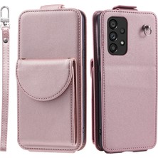 Cool-M Case Samsung Galaxy A53 5g Deri Kart Çantası Çöpler ile Telefon Kapağı Kayışlar (Yurt Dışından)