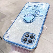 Cool-M Case Samsung Galaxy A22 5g Yüzük Kickstand Tpu Cep Telefonu Kapağı (Yurt Dışından)