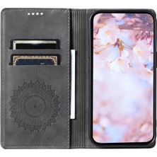 Cool-M Case Samsung Galaxy S22 5g Manyetik Otomatik Kapanış Mandala Çiçek Cüzdan Kapağı (Yurt Dışından)