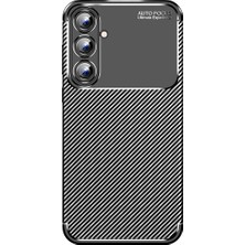 Cool-M Samsung Galaxy A55 5g Tpu Kasası Karbar Fiber Dokusu Slim-Fit Cep Telefonu Kapağı (Yurt Dışından)