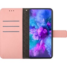 Cool-M Case Samsung Galaxy A34 5g Şok Geçirmez Kılıf Litchi Doku Pu Deri Cüzdan Telefon Kılıfı (Yurt Dışından)