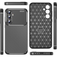 Cool-M Samsung Galaxy A35 5g Karbon Fiber Dokusu Tpu Fingerprint Koruma Kapağı (Yurt Dışından)