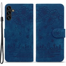 Cool-M Case Samsung Galaxy A15 4g Kılıf Cüzdan Standı Kabuk Deri Telefon Kılıfı Askılı (Yurt Dışından)