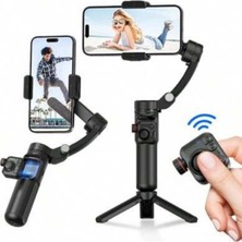 Velliw Gimbal Telefon Tutucu Anti Shake Video Kayıt Sabitleyici