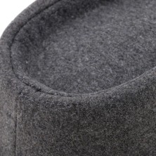 Enjoybuy Vintage Yünlü Ş Ş Kış Fedora Trilby Panama Ş Gangster Gri (Yurt Dışından)