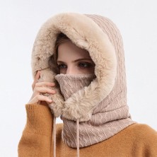 Noooar Ş Eşarp Işlık Bere Şın Örme Kamp Için (Yurt Dışından)