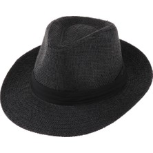 Kenann Kadıır Panama Ş Fedora Fötr Sombrero Sunhat Geniş (Yurt Dışından)