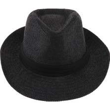Kenann Kadıır Panama Ş Fedora Fötr Sombrero Sunhat Geniş (Yurt Dışından)