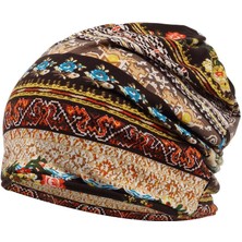 Sholov 3x Baggy Hımbıl Beanie Saçlar Için Sarma Eşarp (Yurt Dışından)