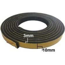 Silverline Esty Sızdırmazlık Kenar Montaj Contası 225 cm Ankastre Ocak İçin 3mm Kalınlık ve 10mm Genişlik