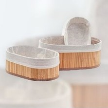 Bambu 3’lü Oval Sepet