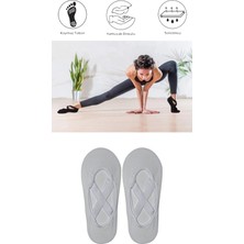 Maruf Shop 2 Adet Bayan Kaydırmaz Tabanlı Yoga Pilates Fitness Dans ve Spor Çorabı