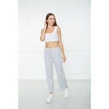 Siyah-Gri 2 Adet Rahat Fitilli Pijama Altı, 2'li Rahat Pijama Altı, Rahat Pijama, Pijama Altı