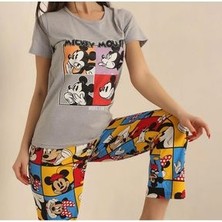 Desenli Pijama Takımı