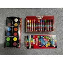 Fatih Teknik Kırtasiye Fatih Pastel Boya - Sulu Boya - Kuru Boya Üçlüsü Set ( 3 Ürün )